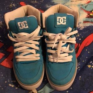 Blue DC  hightop sneakers